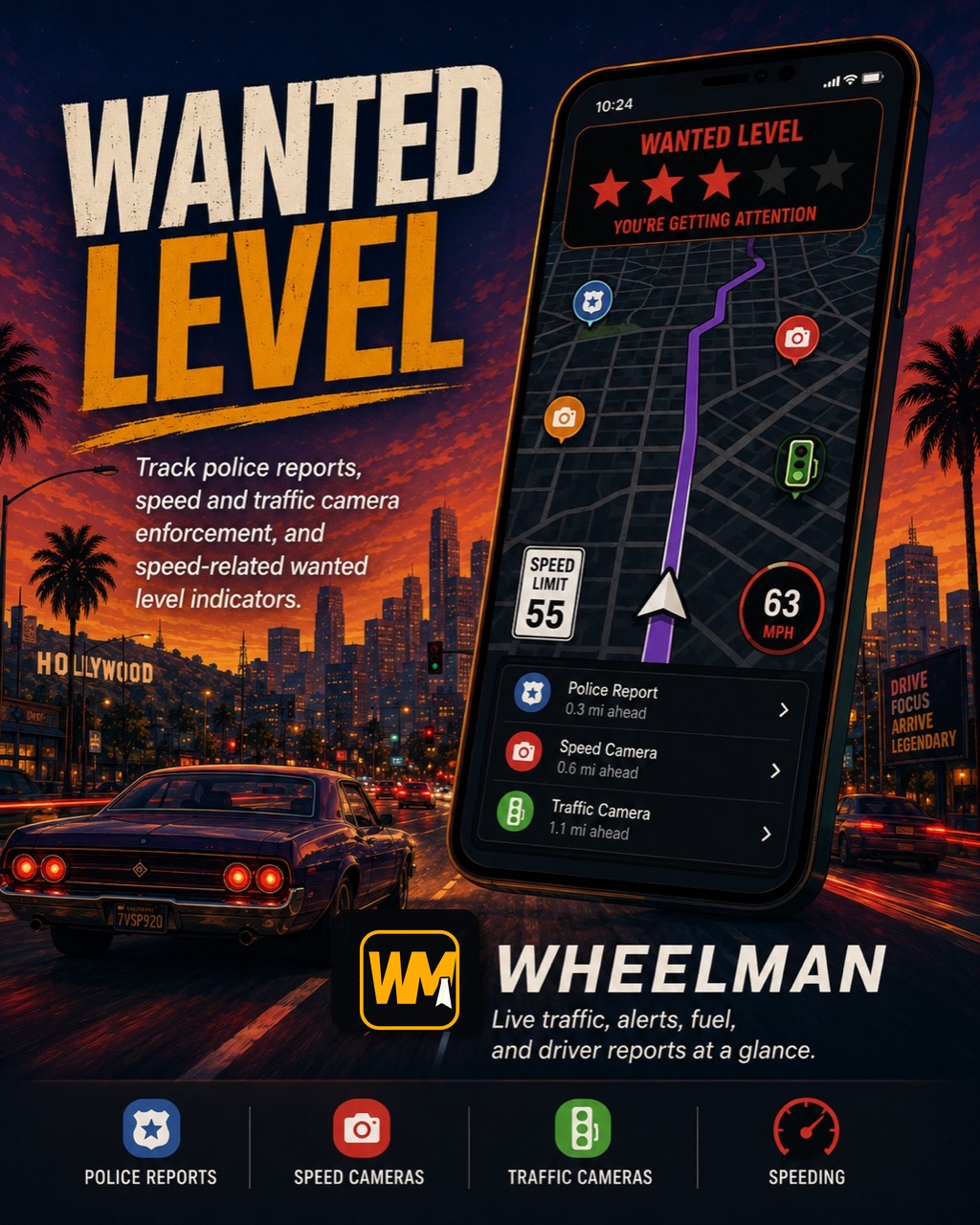Wanted Level feature preview